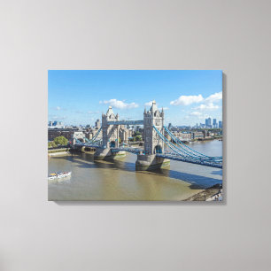 London Torn Bridge-kanvastryck för flygvy Canvastryck