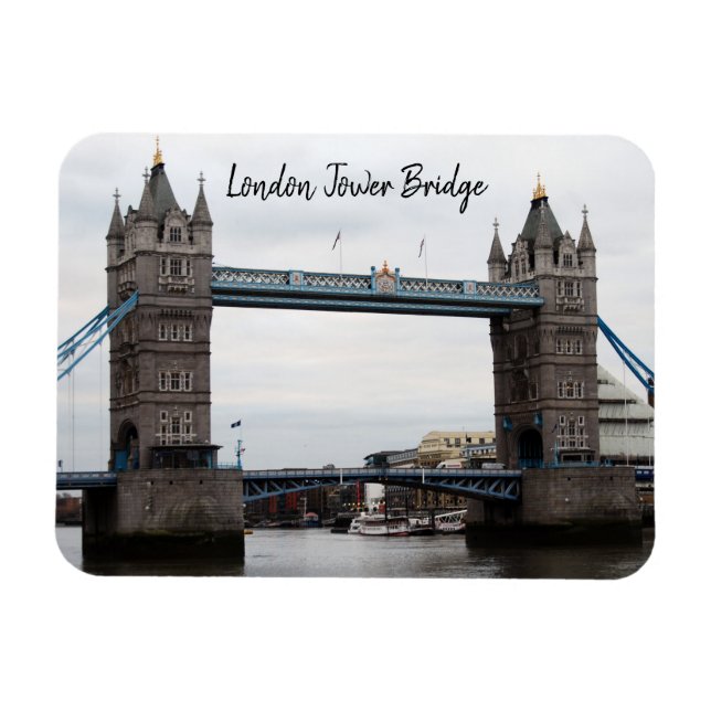 London Torn Bridge Magnet (Horisontell)