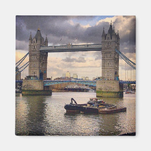 London Torn Bridge Magnet