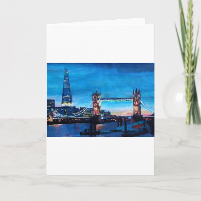 London Torn Bridge med Shard Kort (Framsida)