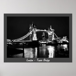 London-Torn Bridge, nattnr 2 (Poster) Poster