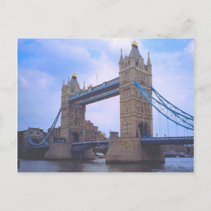 London, Torn Bridge och River Thames Vykort