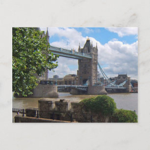 London Torn Bridge Postcard Vykort