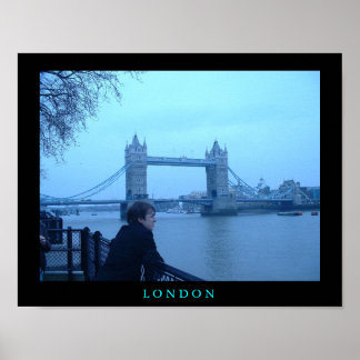 London - Torn Bridge Poster