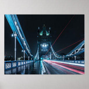 London Torn Bridge Poster