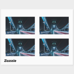 London Torn Bridge Rektangulärt Klistermärke