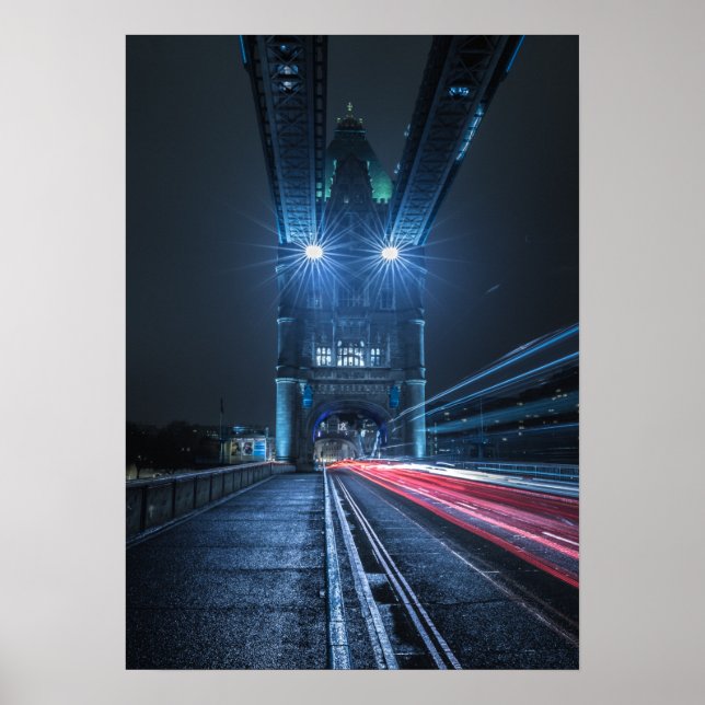 London Torn Bridge Street Photo Poster (Framsidan)