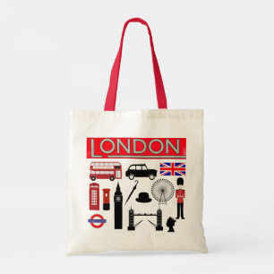 London Tote Bag Tygkasse