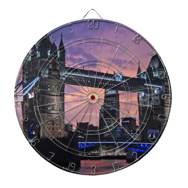 London Tower Bridge Darttavla (Framsidan)