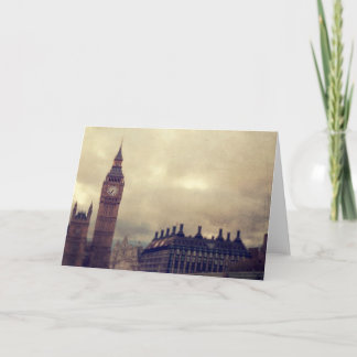 London Town Big Ben Greeting Card Kort