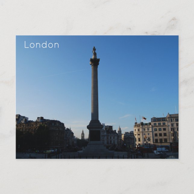 London - Trafalgar Square Helg Vykort (Framsida)