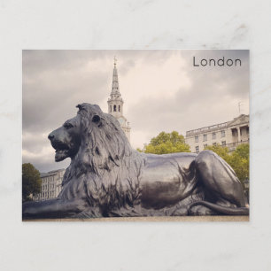 London - Trafalgar Square Helg Vykort