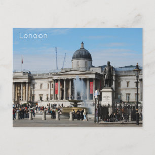 London - Trafalgar Square Helg Vykort