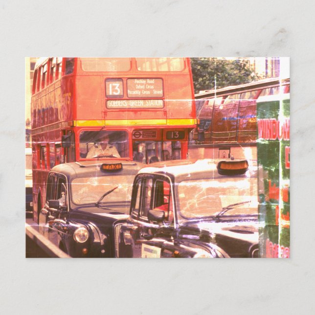 London Traffic Vykort (Framsida)