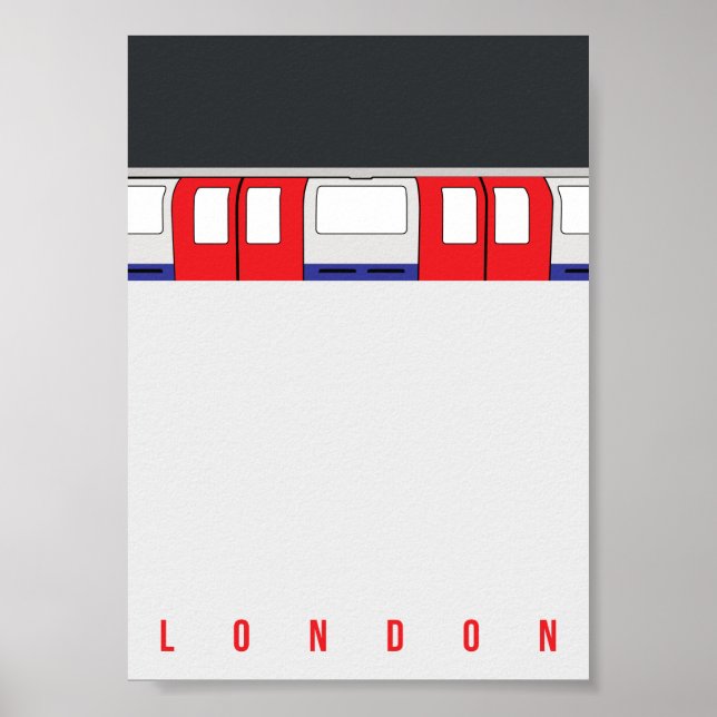 London transport poster (Framsidan)