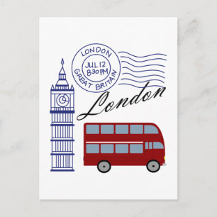 London Travel Vykort