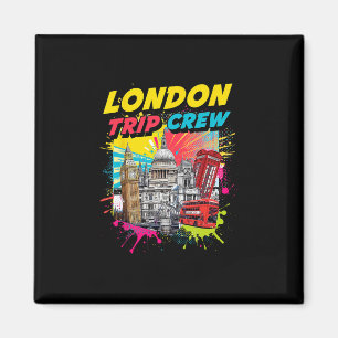 London Trip Crew England Semester St Pauls torn Magnet