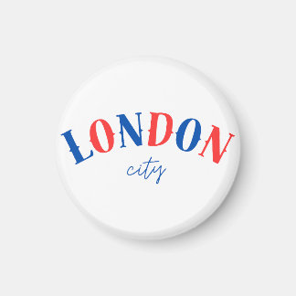 London Typografi Skylt 1 Magnet