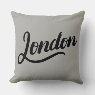 London Typography Dekorativ kudde