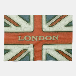 London UK flagga Kökshandduk