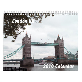 London UK, kalender 2010