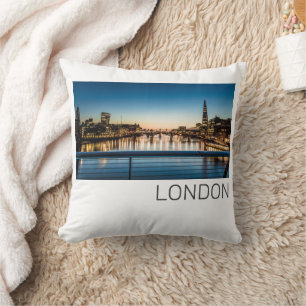 London Uk Skyline Förenade kungariket England Souv Kudde
