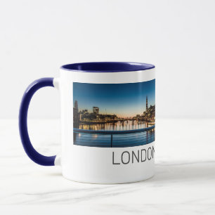 London Uk Skyline Förenade kungariket England Souv Mugg