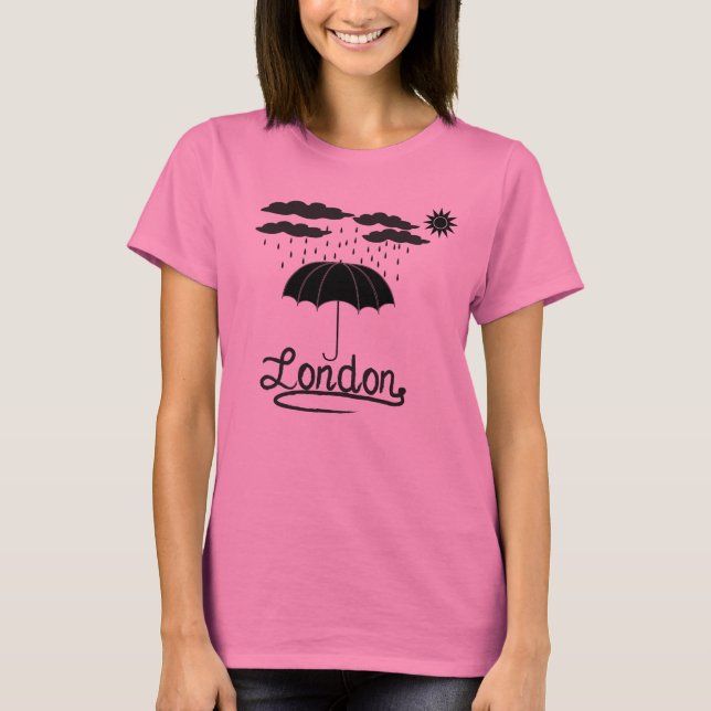 London | Under paraply T-shirt (Framsida)