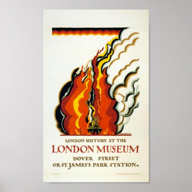 London Underground 1908-1933 Poster (Framsidan)
