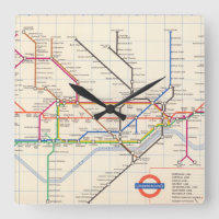 London underjordiska karta