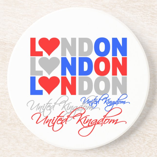 London underlägg sandsten (Framsidan)