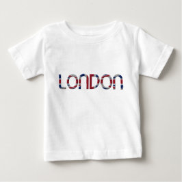 London Union Jack British Flagga Typography Elegan Tröja