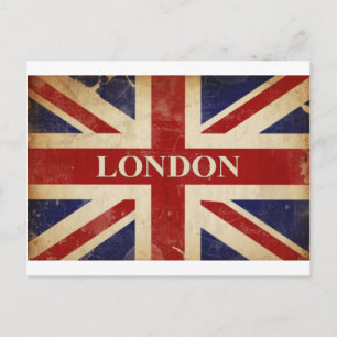 London - Union Jack - I Kärlek London Vykort