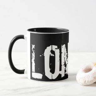 London - Urban Stil - Black and White Mugg