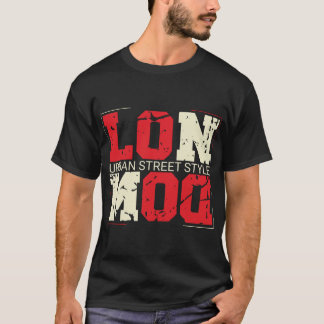 London-Urban-Street-Stil-Text T Shirt