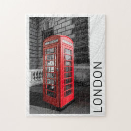 London Vintage Mobil Box UK Retro Telefon Pussel