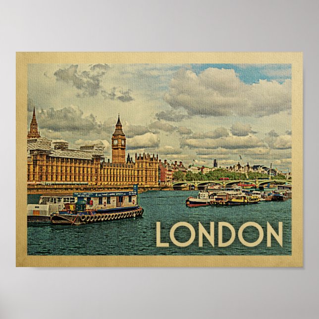 London Vintage resor Poster (Framsidan)