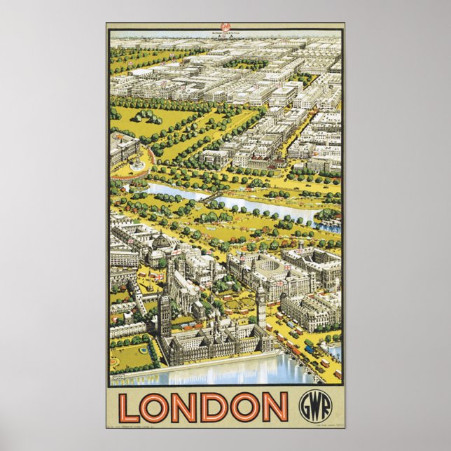 London Vintage resor Poster (Framsidan)