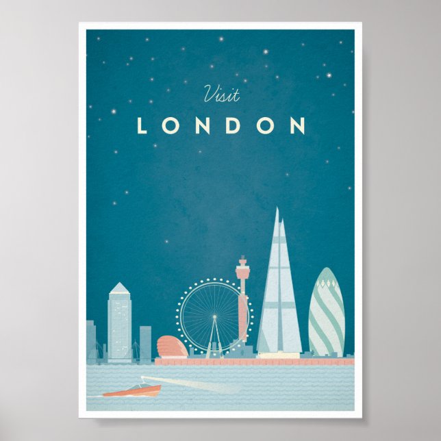 London Vintage resor Poster (Framsidan)