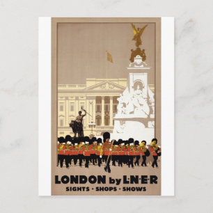 London Vintage Resorberad Affisch för Resor Vykort