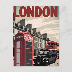 London vintage vykort