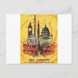 london vintage vykort