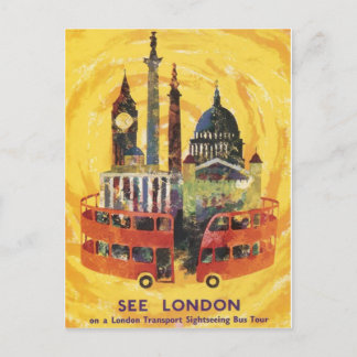 london vintage vykort