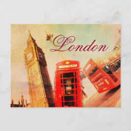 London vintage-vykort vykort