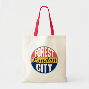 London vintageetikett tygkasse