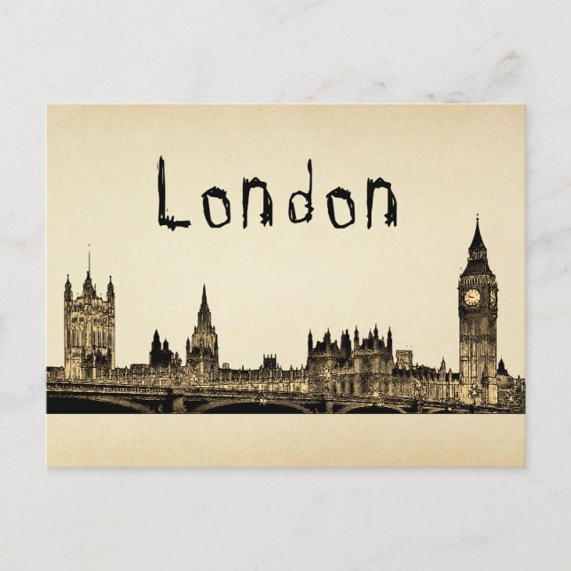 London Vykort (Framsida)