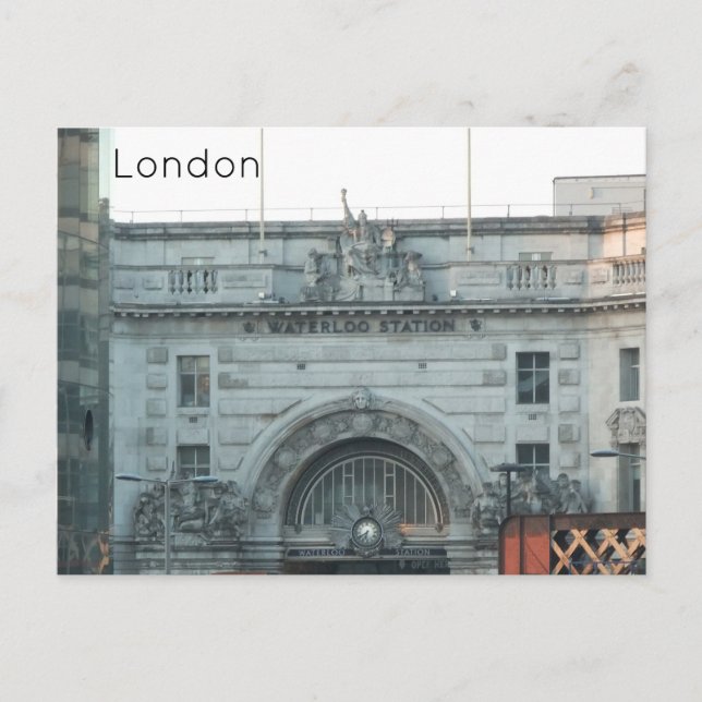 London - Waterloo Helg Vykort (Framsida)