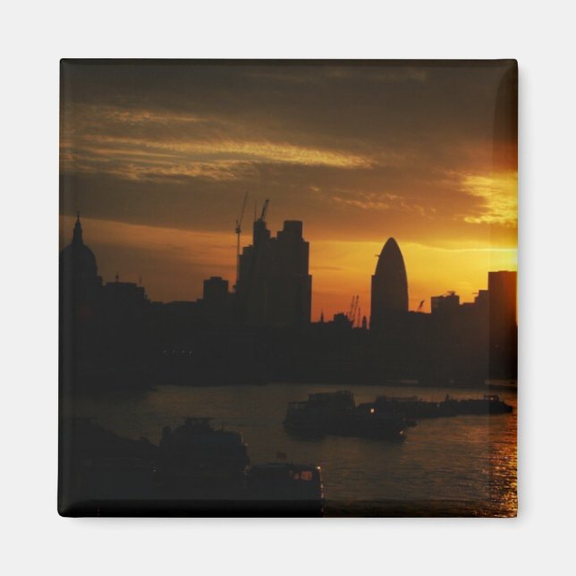 London - Waterloo Sunrise Magnet (Framsidan)