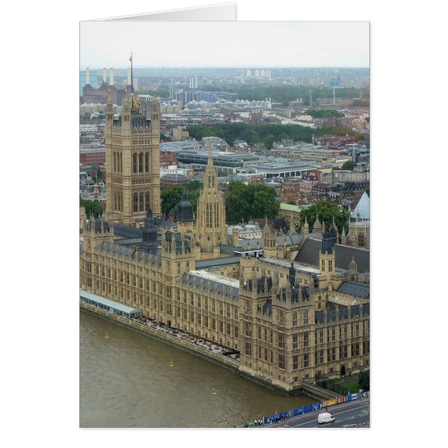 London Westminster Hälsningskort (Framsidan)