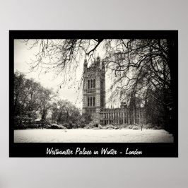 London - Westminster på vintern nr 2 (Affisch) Poster